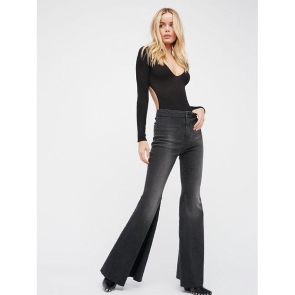 Free People Just Float On Flare Jeans
